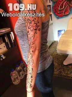 Grafikai és tetoválás tervezés teljes kar (csuklótól-vállig)